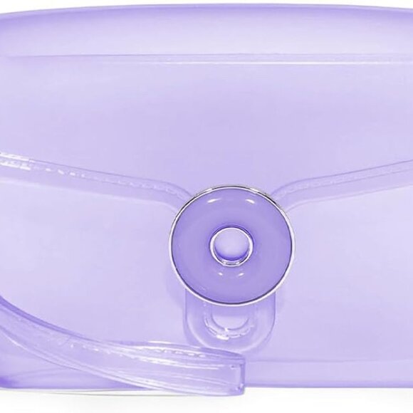 Summer Jelly Tabby Clear Bag Pvc With Adjustable Strap Crossbody Shoulder :O - Picture 1 of 4